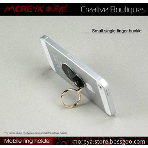 Mobile phone ring holder and stand, small single ring, zink alloy material, 360-degree rotationNew